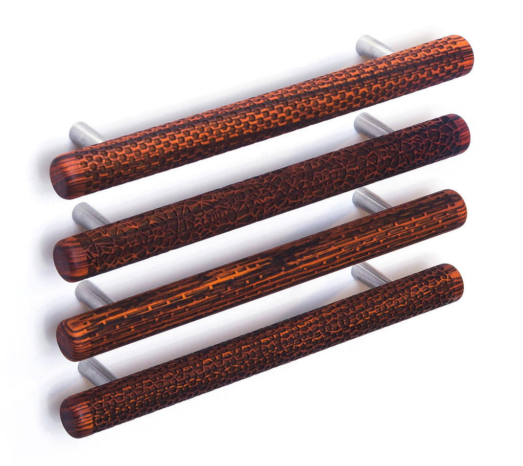 Etched Collection Pulls - Cocobolo