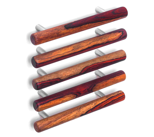 Natural Collection Pulls - Cocobolo (heartwood/sapwood)