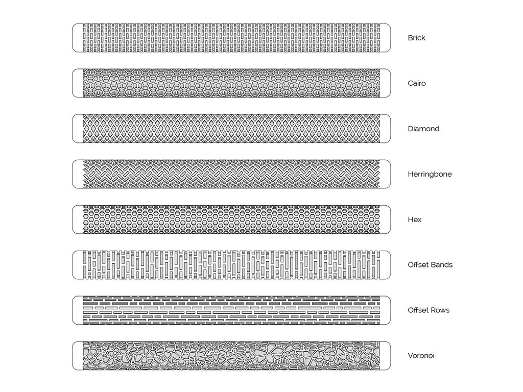 Etched Collection Pulls - Cocobolo