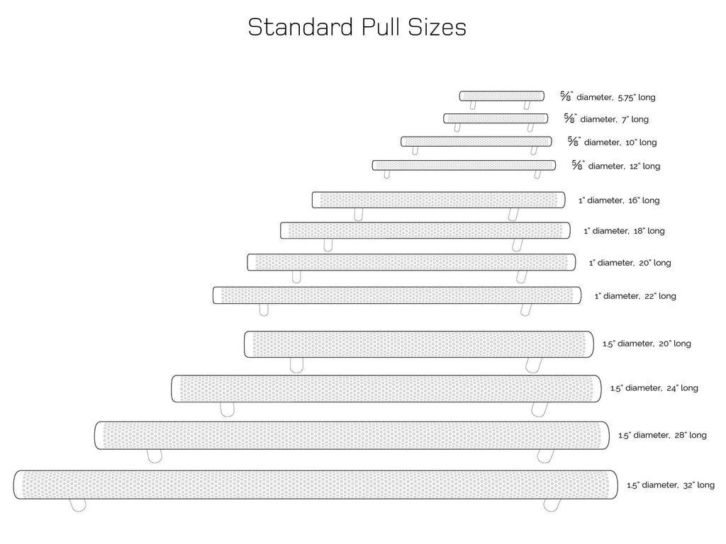 Etched Collection Pulls - Robinia