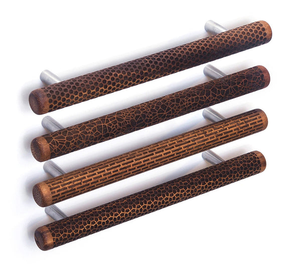 Etched Collection Pulls - Monkeypod