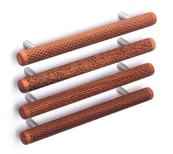 Etched Collection Pulls - Pacific Yew